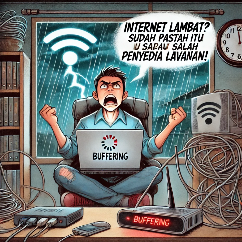 Internet Lambat? Sudah Pasti Itu Salah Penyedia Layanan!